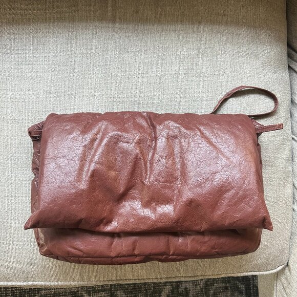 Christian Wijnants Acube Bag - Brown Lambskin Leather - Picture 1 of 12